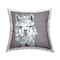Stupell Industries Fluffy Farm Llama Breezy Wise Gaze Throw Pillow, 18" x 18"